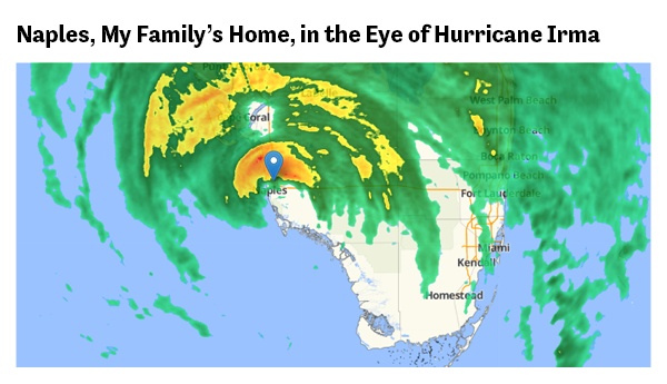 Naples, My Family's Home, in the Eye of Hurrican Irma
