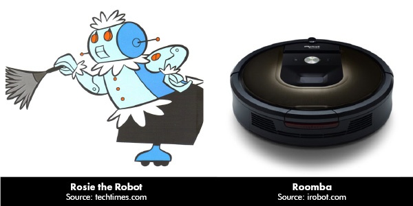 Rosie the Robot vs. Roomba