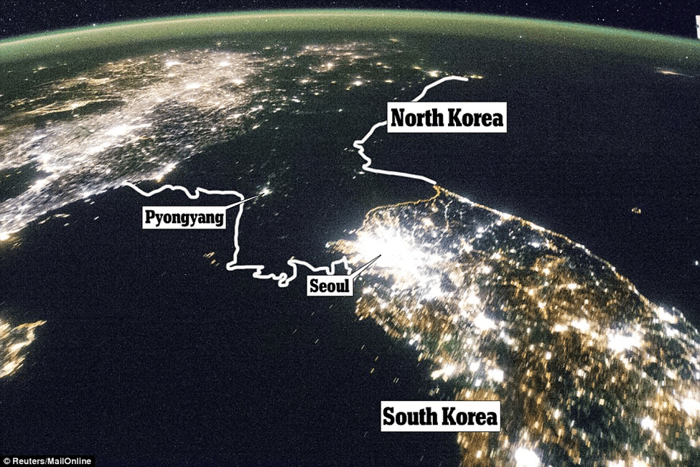 North Korea from Space